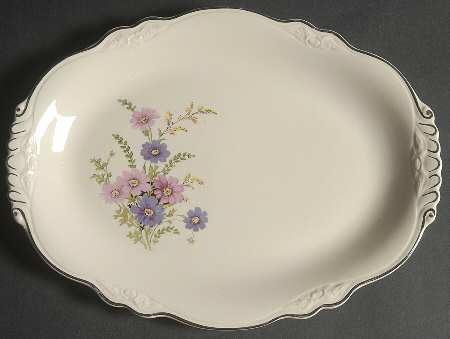 Meadow Goldenrod 11" Oval Serving Platter