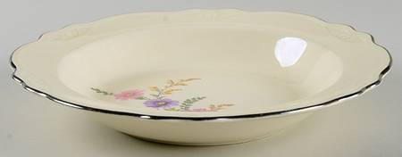Meadow Goldenrod Rim Soup Bowl