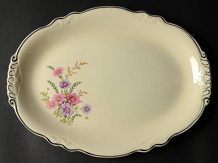 Meadow Goldenrod 13" Oval Serving Platter