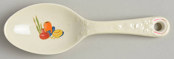 Mexicana (Century, Red Band) Salad Serving Spoon, Solid Piece