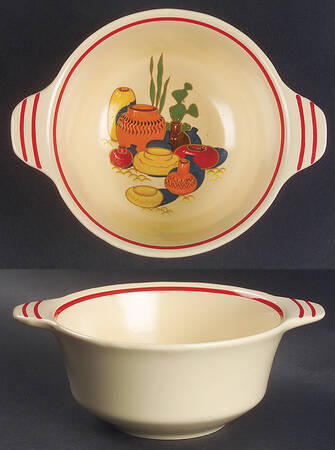 Mexicana (Century, Red Band) Lugged Soup Bowl