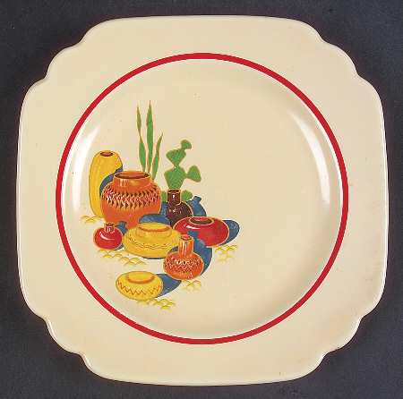 Mexicana (Century, Red Band) Bread & Butter Plate