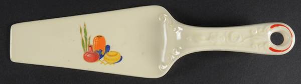 Mexicana (Century, Red Band) Solid Ceramic Pie/Cake Server