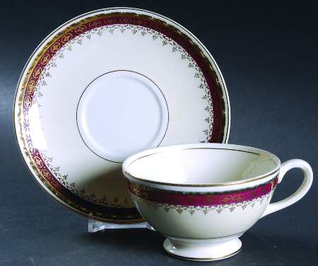 Monarch Footed Cup & Saucer Set