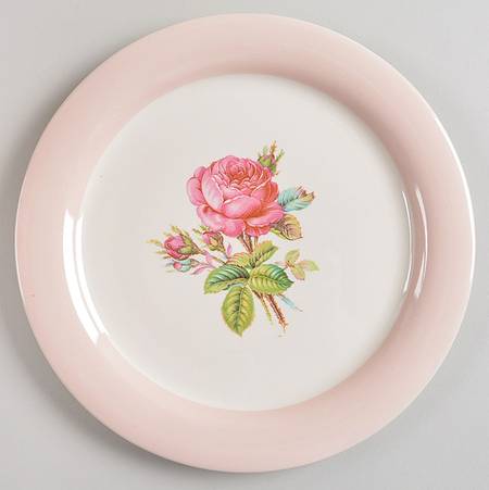 Moss Rose Luncheon Plate