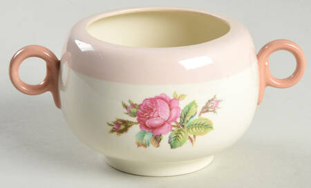 Moss Rose Sugar Bowl No Lid
