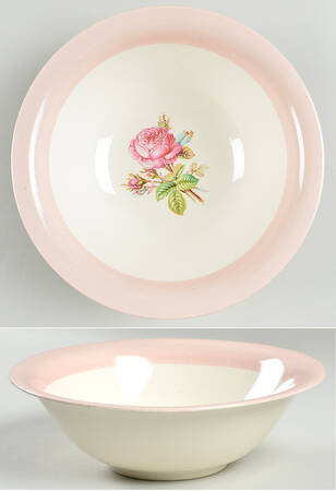 Moss Rose 8" Round Vegetable Bowl