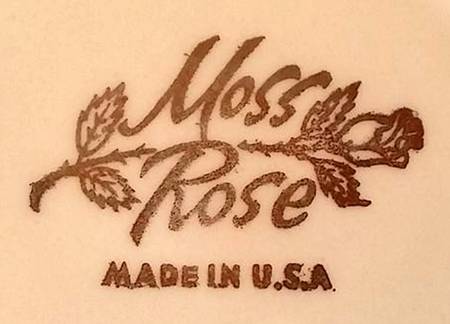 Moss Rose (No Pink Rim) Saucer