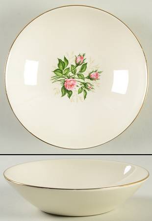 Moss Rose (No Pink Rim) Coupe Cereal Bowl
