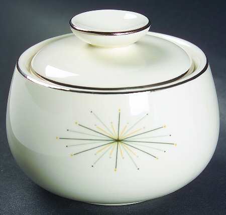 Modern Star Sugar Bowl & Lid