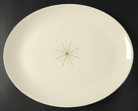 Modern Star 13" Oval Serving Platter
