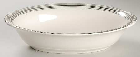 N1439 9" Oval Vegetable Bowl