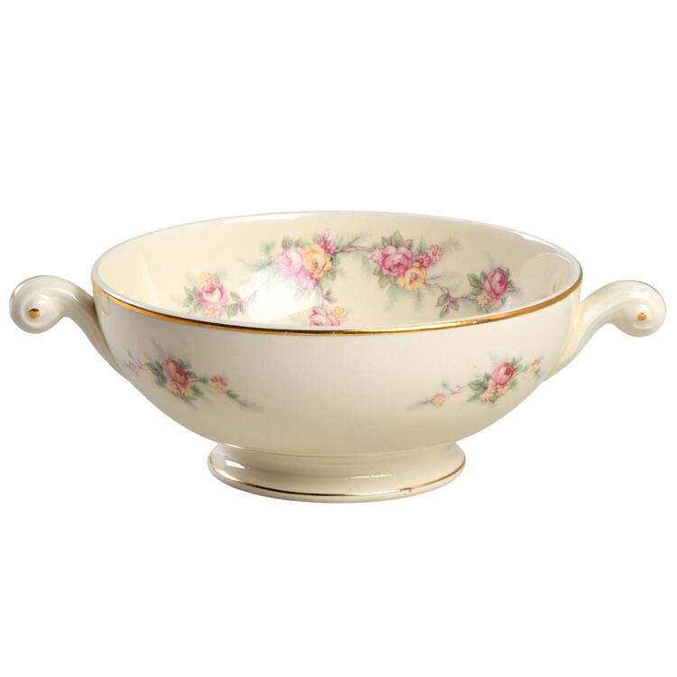 N1627 Footed Cream Soup Bowl