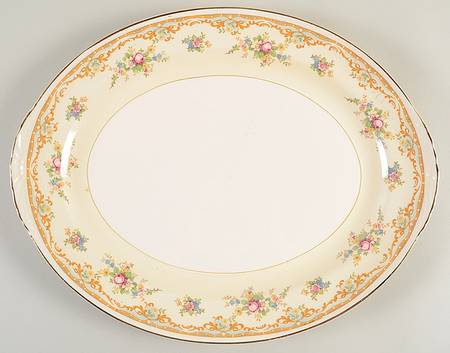 N1637 15" Oval Serving Platter
