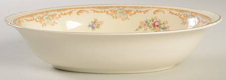 N1637 9" Oval Vegetable Bowl