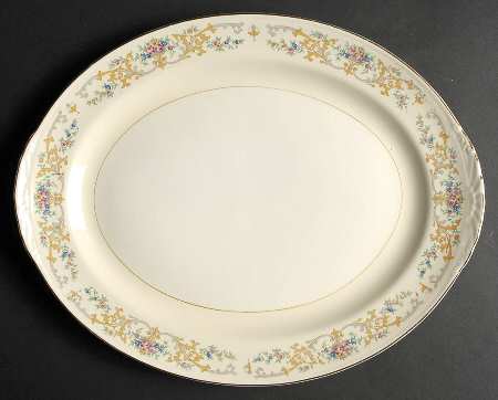 N1698 15" Oval Serving Platter