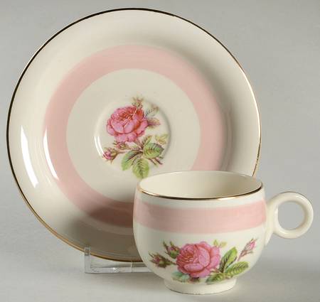 N1580 Flat Demitasse Cup & Saucer Set