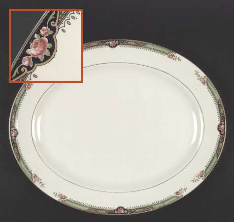 Neville 13" Oval Serving Platter