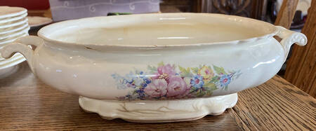 Nosegay Oval Vegetable No Lid