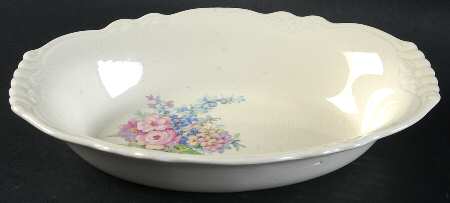 Nosegay 9" Oval Vegetable Bowl