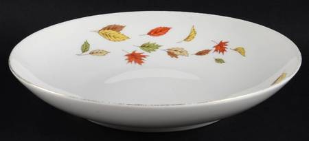 October Leaves Large Coupe Soup Bowl