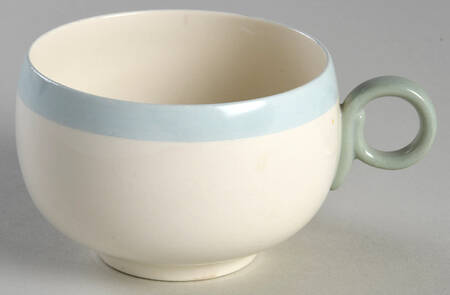 Organdy Blue Flat Cup