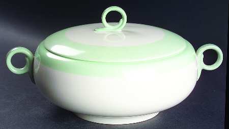 Organdy Green Round Covered Vegetable