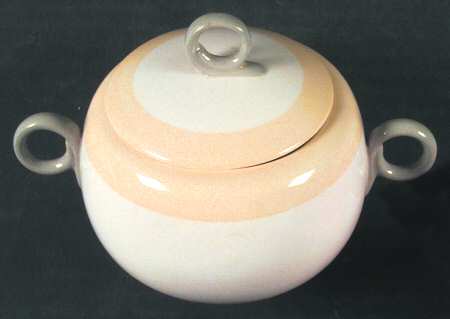 Organdy Yellow Sugar Bowl & Lid