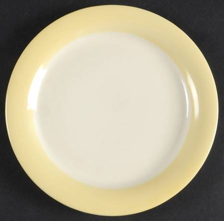 Organdy Yellow Bread & Butter Plate