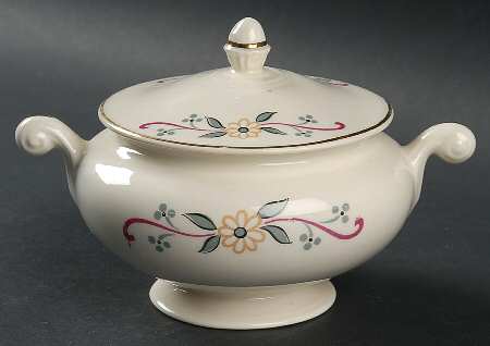 Pennsylvania Dutch Sugar Bowl & Lid