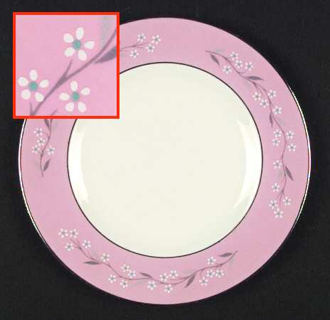 Pink Melody Bread & Butter Plate