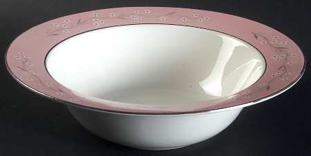 Pink Melody 9" Round Vegetable Bowl