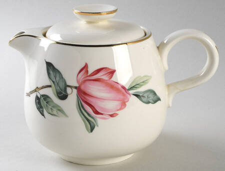Pink Magnolia Teapot & Lid