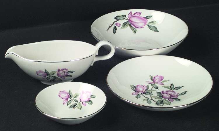 Pink Magnolia Coupe Soup Bowl