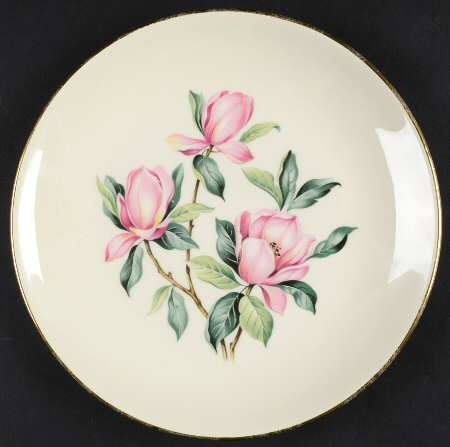 Pink Magnolia Salad Plate