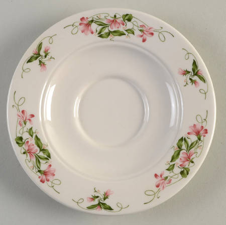 Pink Violets Saucer