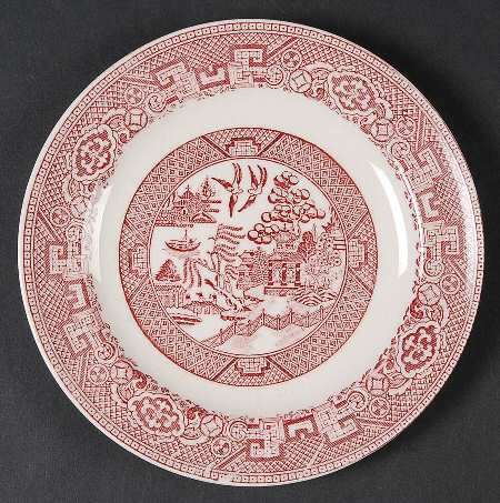 Pink Willow Bread & Butter Plate