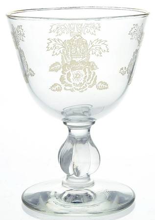 Queen Esther Glassware Cordial by Homer Laughlin 