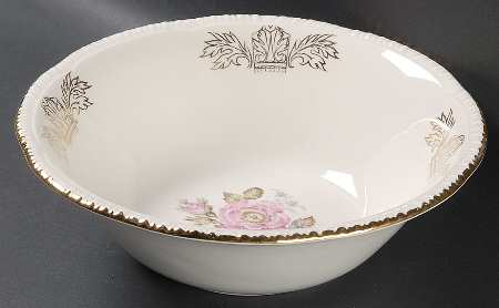 Queen Esther 8" Round Vegetable Bowl by Homer Laughlin 