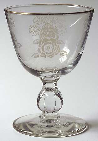 Queen Esther Glassware Liquor Cocktail by Homer Laughlin 