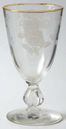 Queen Esther Glassware Juice by Homer Laughlin 