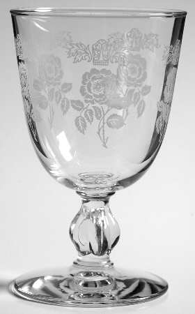 Queen Esther Glassware Goblet
