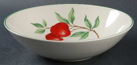 Red Apple 8" Round Vegetable Bowl