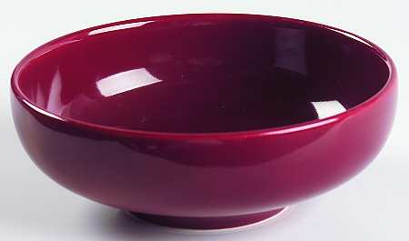 Rhythm Burgundy Coupe Cereal Bowl