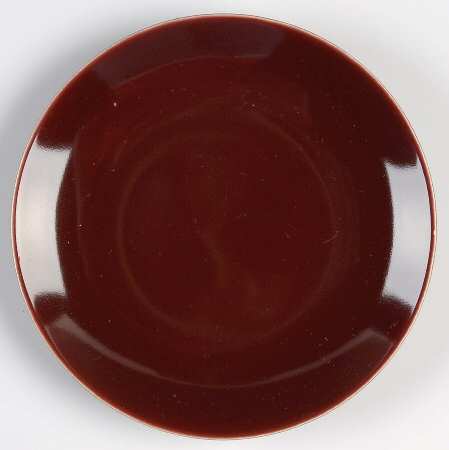 Rhythm Burgundy Bread & Butter Plate