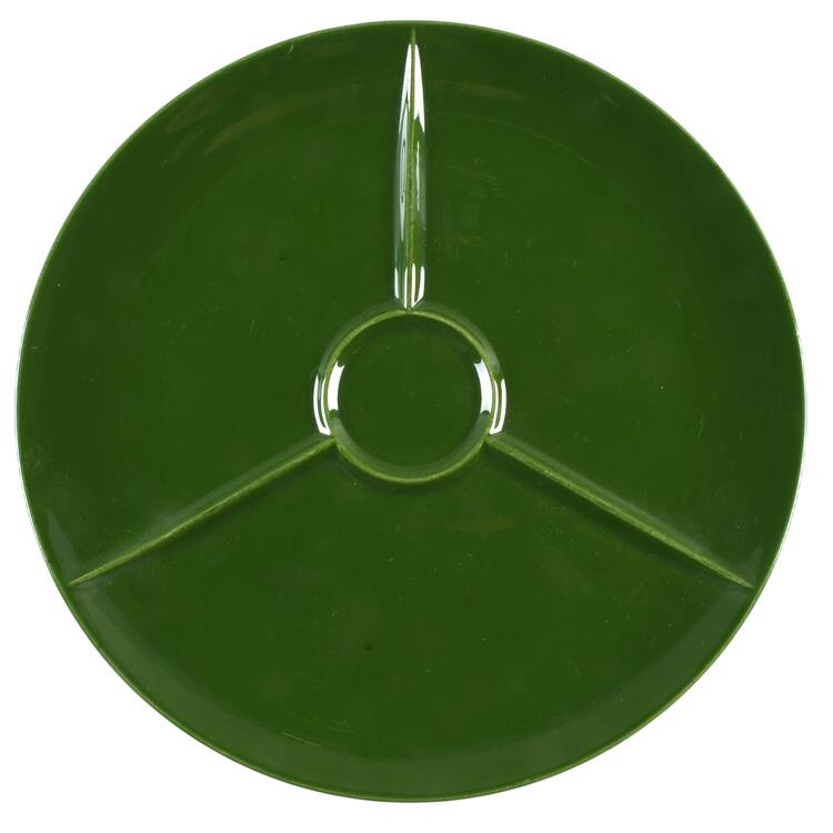 Rhythm Forest Green Snack Plate