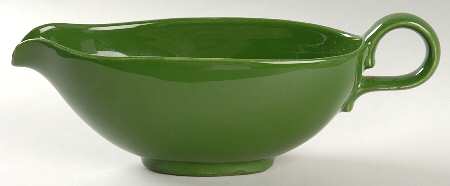 Rhythm Forest Green Gravy Boat
