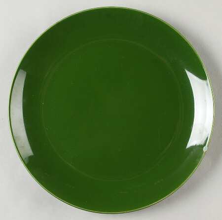 Rhythm Forest Green Luncheon Plate