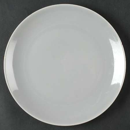 Rhythm Gray Luncheon Plate