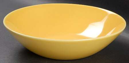 Rhythm Yellow 8" Round Vegetable Bowl